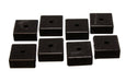 Energy Suspension 9.9535G Universal Leaf Spring Pad; Black; 2 1/16 in. SQ x 3/8 in. ID x 15/16 in. H; - Truck Part Superstore