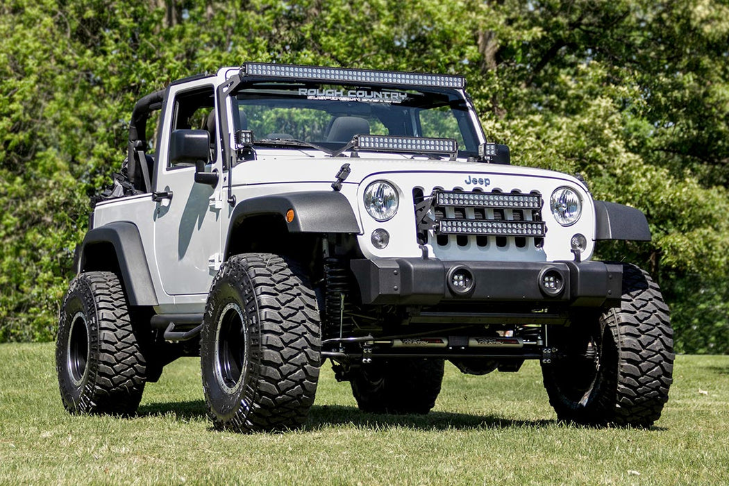 Rough Country 1047 Jeep Front Bumper Caps 07-18 Wrangler JK Rough Country - Truck Part Superstore