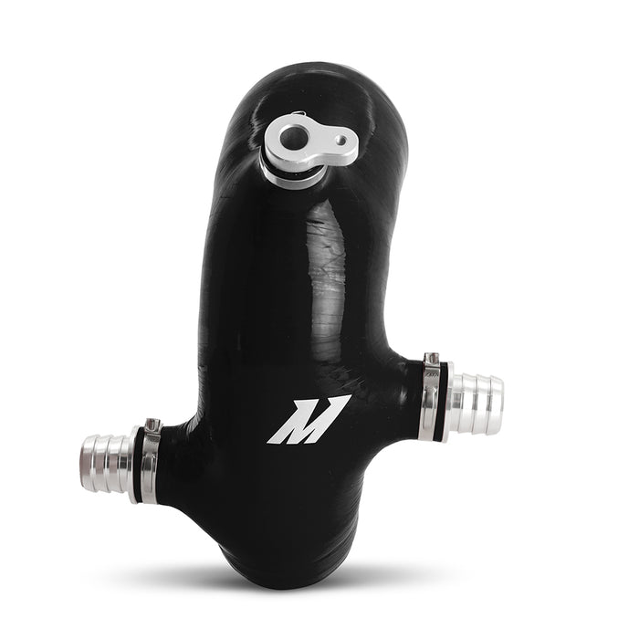 Mishimoto MMHOSE-RZR-16AIBK Silicone Intake J-Tube, Fits Polaris RZR XP Turbo 2016+, Black - Truck Part Superstore