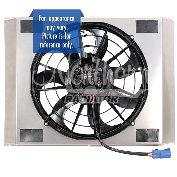 Northern Radiator Z40137 Single 16 Inch Brushless Fan/Shroud Combo - Truck Part Superstore