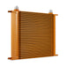 Mishimoto MMOC-34GD Universal 34-Row Oil Cooler, Gold - Truck Part Superstore