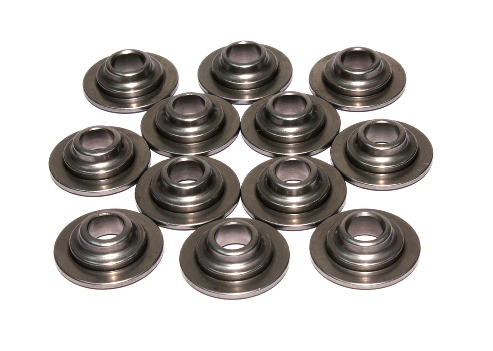 COMP Cams 1756-12 10 Degree Tool Steel Retainer Set of 12 for All Valves w/ 26056 Springs - Truck Part Superstore