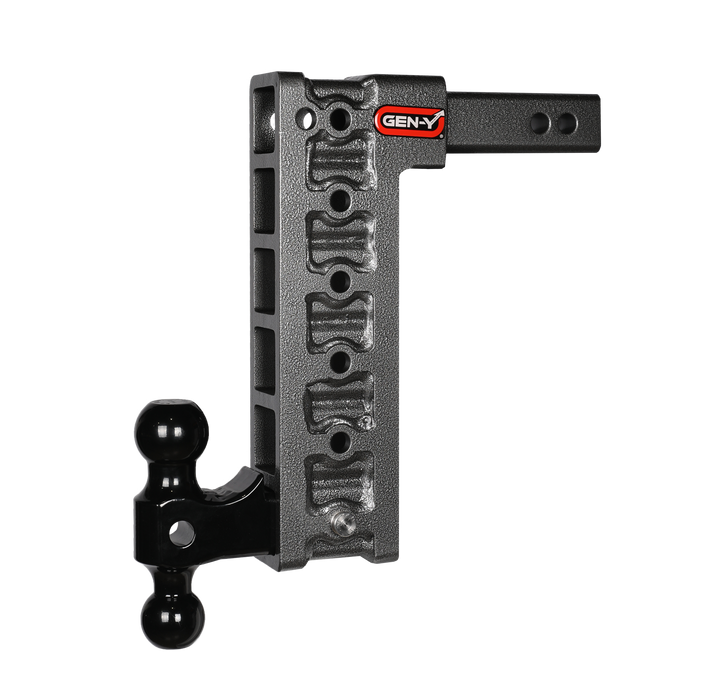 GEN-Y Hitch GH-516 MEGA-DUTY 2" Shank 12.5" Drop 2K TW 16K Hitch Dual-Ball Stabilizer Recommend - Truck Part Superstore