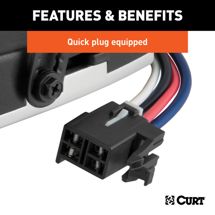 CURT 51120 CURT 51120 Discovery Electric Trailer Brake Controller; Time-Delay - Truck Part Superstore