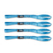 Mishimoto BNRTC-TDMD-4BL Borne Off-Road Medium-Duty Ratchet Tie-Down Kit (4-pack), Blue - Truck Part Superstore