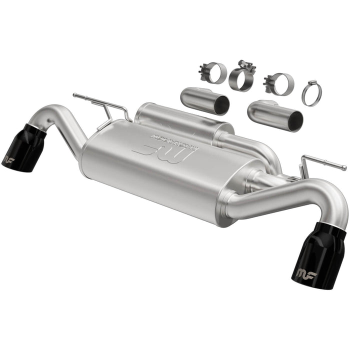 MagnaFlow Exhaust Products 19553 Street Series Black Chrome Axle-Back System - Truck Part Superstore