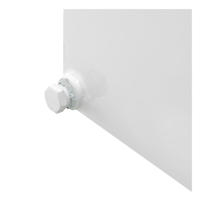 UWS ST-100HH-CB-W White Hammerhead-Style 100-Gallon Steel-Aluminum Combo Transfer Tank - Truck Part Superstore