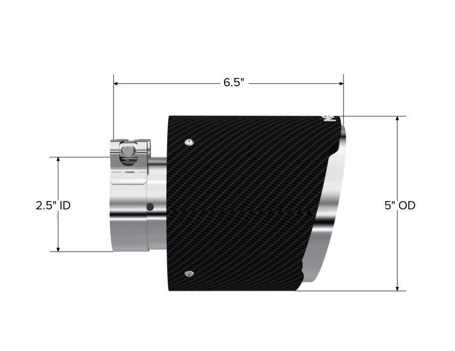 MBRP Exhaust T5190CF Carbon Fiber and T304 Stainless Steel. - Truck Part Superstore