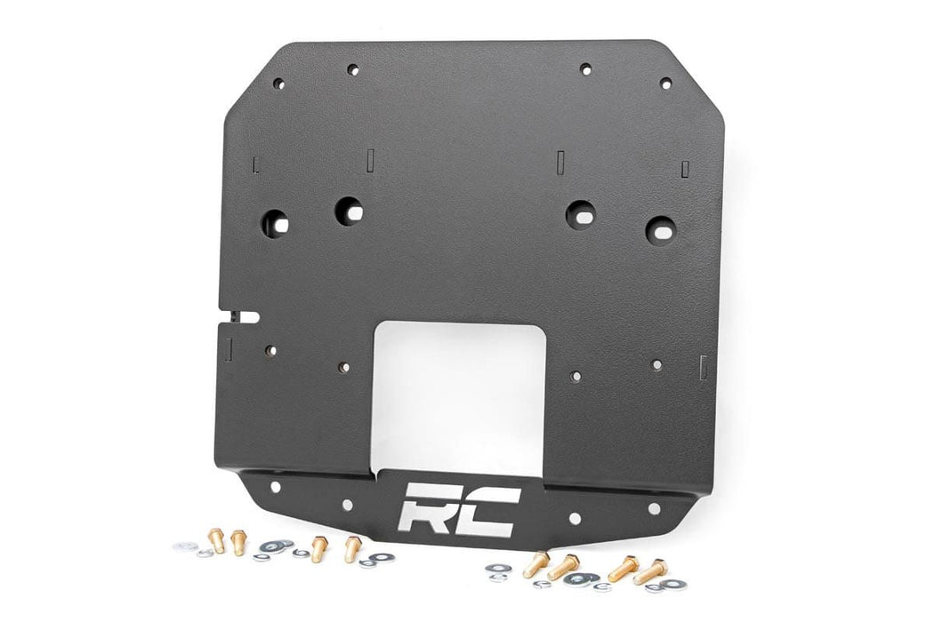 Rough Country 10526 Jeep Spare Tire Relocation Bracket 18-20 Wrangler JL w/Rear Proximity Sensors Rough Country - Truck Part Superstore