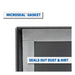UWS ST-85-COMBO-MB Matte Black 85-Gallon Steel-Aluminum Combo Transfer Tank - Truck Part Superstore