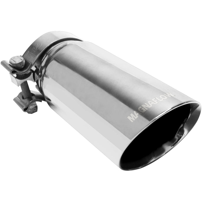 MagnaFlow Exhaust Products 35211 Single Exhaust Tip-3in. Inlet/3.5in. Outlet - Truck Part Superstore