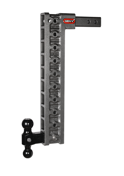 GEN-Y Hitch GH-3110 MEGA-DUTY 2" Shank 22.5" Drop 1.5K TW 10K Hitch Dual-Ball & Stabilizer Kit - Truck Part Superstore
