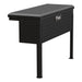 UWS TBSM-36-LP-MB Matte Black Aluminum 36in. Truck Side Tool Box; Low Profile (LTL Shipping Only) - Truck Part Superstore