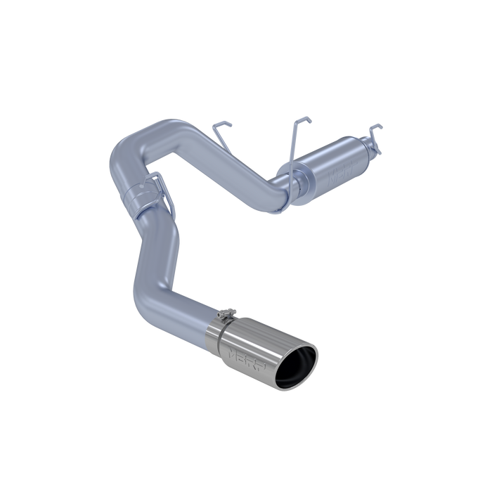 MBRP S5149AL 14-22 Ram 2500/3500 Installer Series Aluminized Steel 4 Inch Cat Back Single Side Exit Exhaust System MBRP - Truck Part Superstore