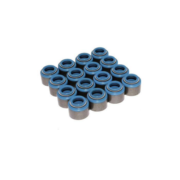 COMP Cams 529-16 Set of 16 Metal Viton Valve Seals for .530" Guide Size, 11/32" Valve Stem - Truck Part Superstore