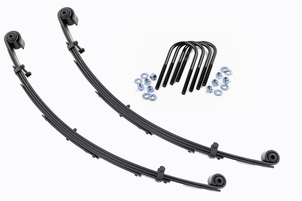 Rough Country 8057Kit Front Leaf Springs 4 Inch Lift Pair 00-05 Ford Excursion/99-04 Super Duty Rough Country - Truck Part Superstore