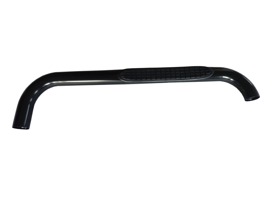TrailFX A0031B 3 Inch Round Bent Powder Coated Black Steel Without End Caps - Truck Part Superstore