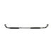 TrailFX A0406SS 3 Inch Round Bent Pol Stainless Steel Plastic End Caps Rocker Panel Mount - Truck Part Superstore