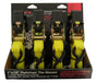 TrailFX A11043Y Cargo Tie Down 15 Ft x 1 500 Lb Load 1500 Lb Break Cap W/Ratchet Yel Pack 4 - Truck Part Superstore