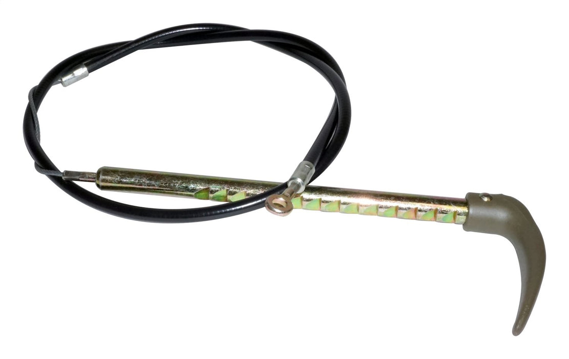Crown Automotive Jeep Replacement A1242 Emergency Brake Cable And Handle; Green Handle; - Truck Part Superstore