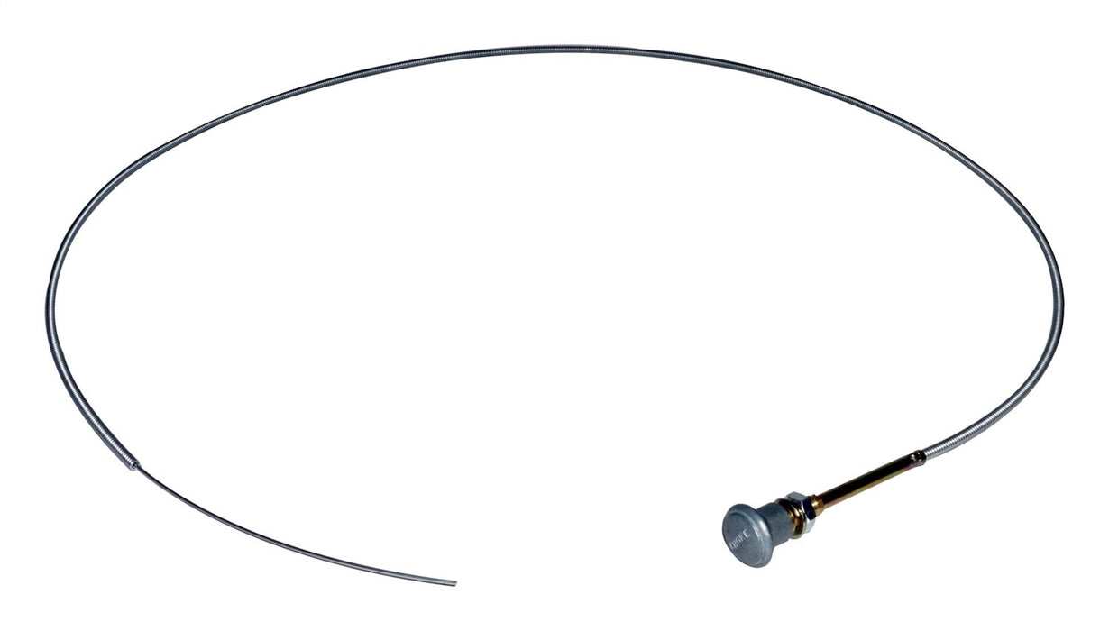 Crown Automotive Jeep Replacement A1301 Choke Cable; Incl. Cable And Sheath; Unpainted; Engraved w/Choke; - Truck Part Superstore