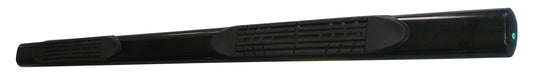 TrailFX A1531B 4 Inch Oval Straight Powder Coated Black Mild Steel Rocker Panel Mount - Truck Part Superstore
