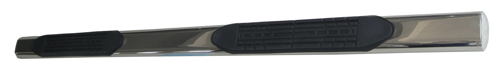 TrailFX A1531S 4 Inch Oval Straight Pol Stainless Steel Rocker Panel Mount - Truck Part Superstore