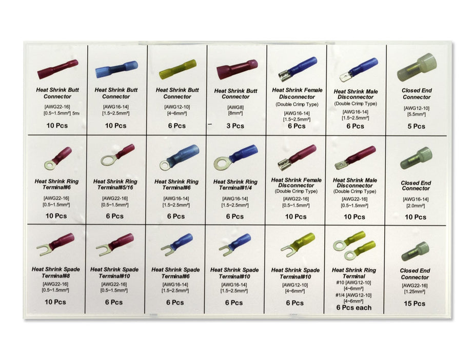 Pertronix A2011 Terminal Kit w/ Heat shrink ends (165pcs) - Truck Part Superstore