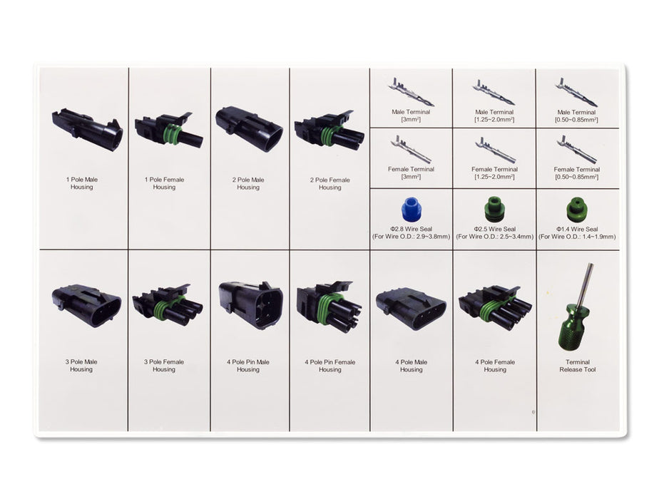 Pertronix A2020 Weather Pack Connector Kit (209 pcs) - Truck Part Superstore