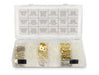 Pertronix A2032 Terminal Kit Brass Open Barrel with covers (326pcs) - Truck Part Superstore