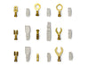 Pertronix A2032 Terminal Kit Brass Open Barrel with covers (326pcs) - Truck Part Superstore