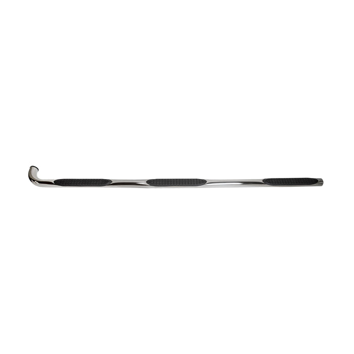 TrailFX A3003S W/Step Pads W/Bed Step 3 In Round Bent Pol Stainless Steel W/O End Caps - Truck Part Superstore