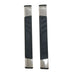 TrailFX A5011S W/Step Pads 4 In Trapezoidal Straight Pol Stainless Steel W/Plastic End Caps - Truck Part Superstore