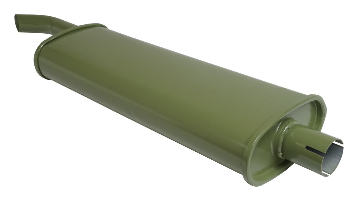 Crown Automotive Jeep Replacement A6118 Muffler; Exits Behind The Passenger Door Opening; - Truck Part Superstore