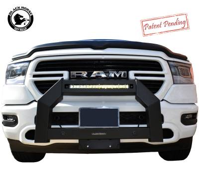 Black Horse Off Road AB-DO11 Matte Black Steel No skid plate - Truck Part Superstore