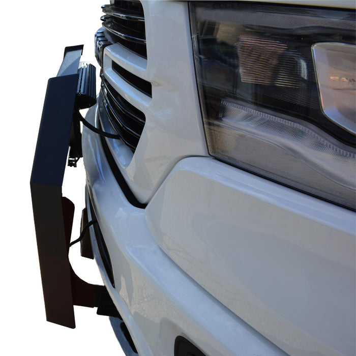 Black Horse Off Road AB-DO20 Matte Black Steel No skid plate - Truck Part Superstore