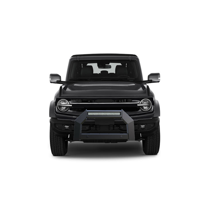 Black Horse Off Road AB-F06 Matte Black Steel No skid plate - Truck Part Superstore