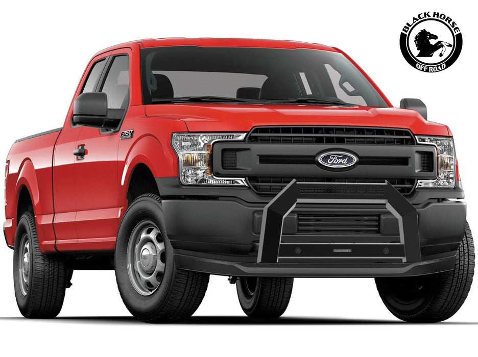 Black Horse Off Road AB-FO10 Matte Black Steel No skid plate - Truck Part Superstore
