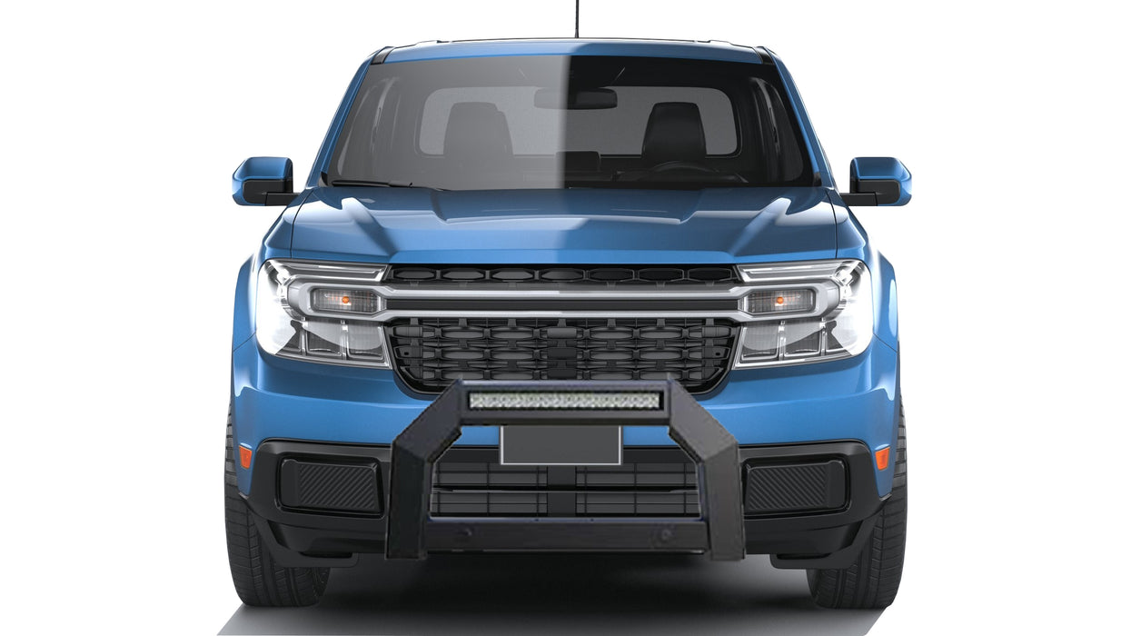 Black Horse Off Road AB-FO11 Matte Black Steel No skid plate - Truck Part Superstore