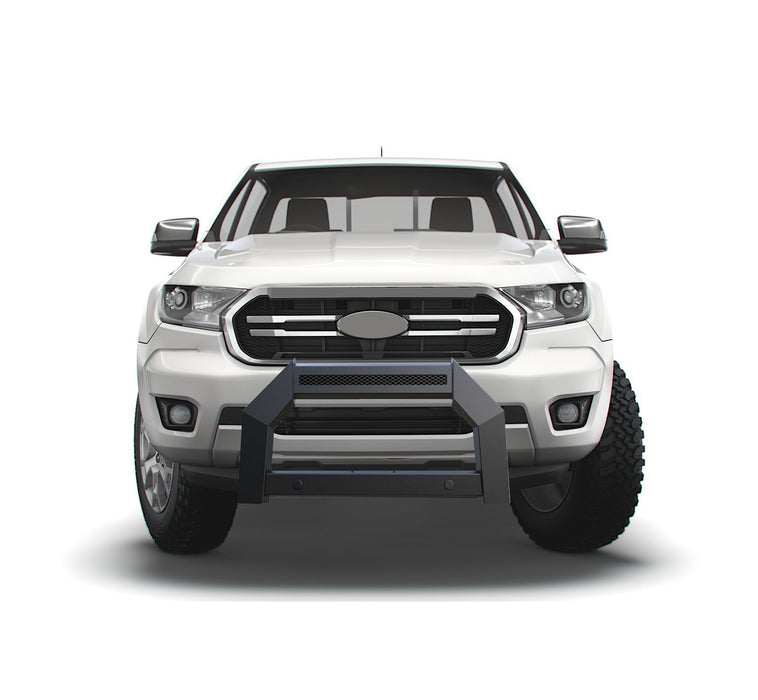 Black Horse Off Road AB-FO12-NL Matte Black Steel No skid plate - Truck Part Superstore