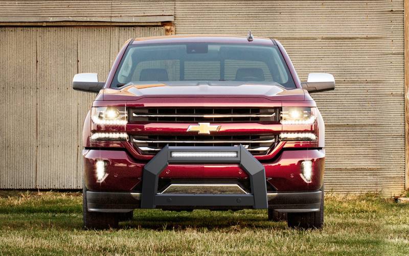 Black Horse Off Road AB-FO19 Matte Black Steel No skid plate - Truck Part Superstore