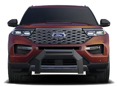Black Horse Off Road AB-FO5-NL Matte Black Steel No skid plate - Truck Part Superstore