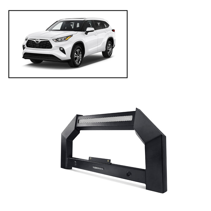 Black Horse Off Road AB-TO54-NL Matte Black Steel No skid plate - Truck Part Superstore