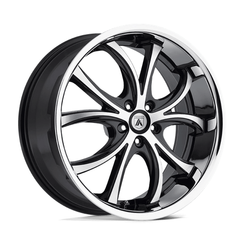 Asanti Black ABL8-22105235MS AB8 22X10 5X120 MACH FACE SS LIP 35MM - Truck Part Superstore