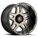 Asanti Off Road AB809-20128844NBK AB809 20X12 8X180 M-BLK MACH TCC -44MM - Truck Part Superstore