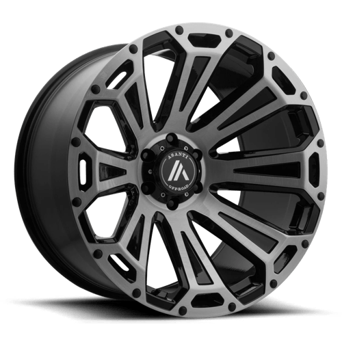 Asanti Off Road AB813-221288BB40N AB813 22X12 8X180 BLK-BRS -40MM - Truck Part Superstore