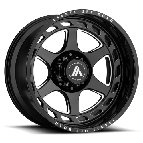 Asanti Off Road AB816-201263GB44N AB816 20X12 6X135 G-BLK MILL -44MM - Truck Part Superstore