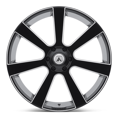 Asanti Black ABL15-22901515BM AB15 22X9 5X115 S-BLK MILL 15MM - Truck Part Superstore