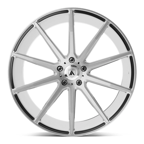Asanti Black ABL20-20851520SL AB20 20X8.5 5X115 BRUSHED SLV 20MM - Truck Part Superstore
