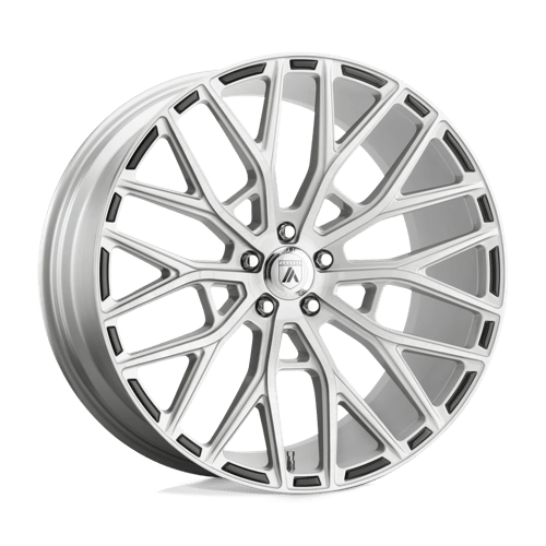 Asanti Black ABL21-20051238SL AB21 20X10.5 5X4.5 BRUSHED SLV 38MM - Truck Part Superstore